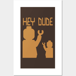 Minifig Hey Dude Posters and Art